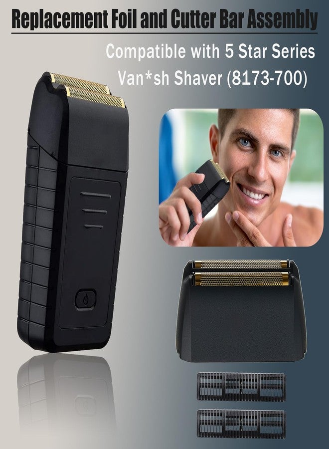 COSYONALL Shaver Foil Head Cutter Bar Replacement,Compatible with Wahl 5 Star Series Vanish Shaver 8173-700,High Performance Shaving Accessorie, Black (1 Pack) - Image 2